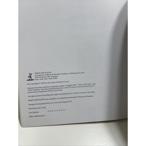 Helicopters and Other Fun Things - Richard Scarry 1998 - Picture 6 of 7